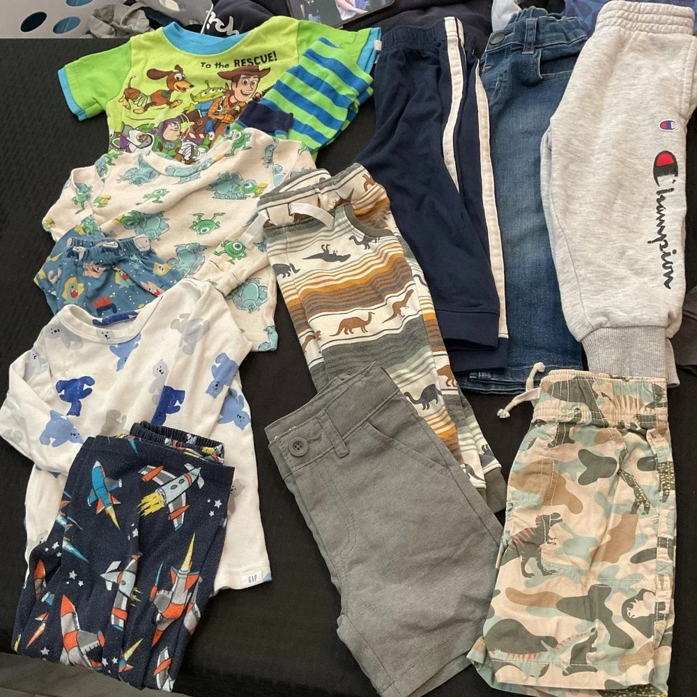 Mixed Brands Outfit Lot Boys 2T Multicolor Toy Story Minions Harry Potter 24pc